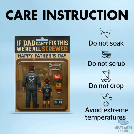 Custom Name If Dad Can't Fix This We Are All Screwed Acrylic Block Plaque, Dad Workshop Tools Acrylic Block, Father’s Day Gift For Handy Dad