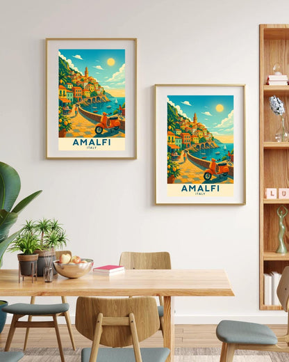 Amalfi Coast Print, Italy Wall Art, Amalfi Wall Art, Amalfi Travel Print, Birthday Present, Wedding Gift, Travel Decor, Travel Wall Art