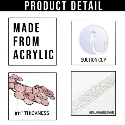 Witch Hat Acrylic Window Hanging, Blue Moon and Stars Hanging Window Decor, Halloween Witchy Ornament, Fantasy Celestial Gothic Home Gift