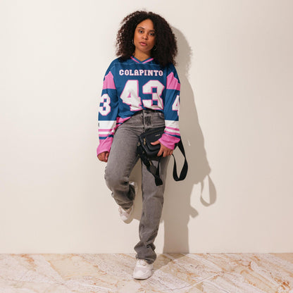 Streetwear Racing Hockey Jersey – Oversized Unisex Jersey with Bold Racing Graphics
