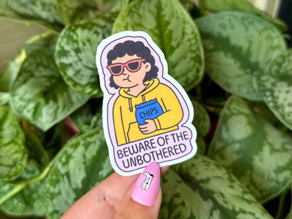 Beware of the People Pleaser Waterproof Sticker, Mental Health Stickers, Handdrawn Art, Bestfriend Gifts, Positivity, Anxiety