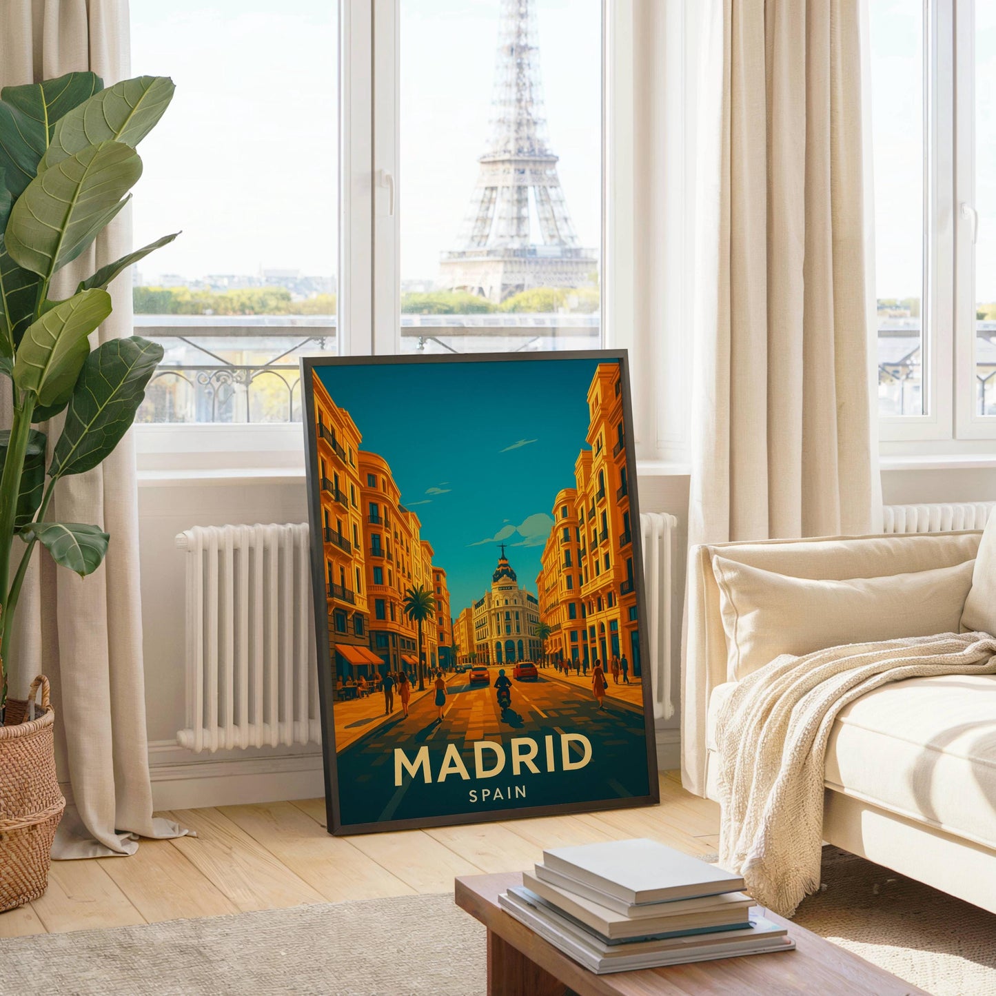 Madrid Print, Madrid Wall Art, Spain Wall Art, Madrid Travel Print, Spain, Wedding Gift, Birthday Present, Travel Decor, Travel Wall Art