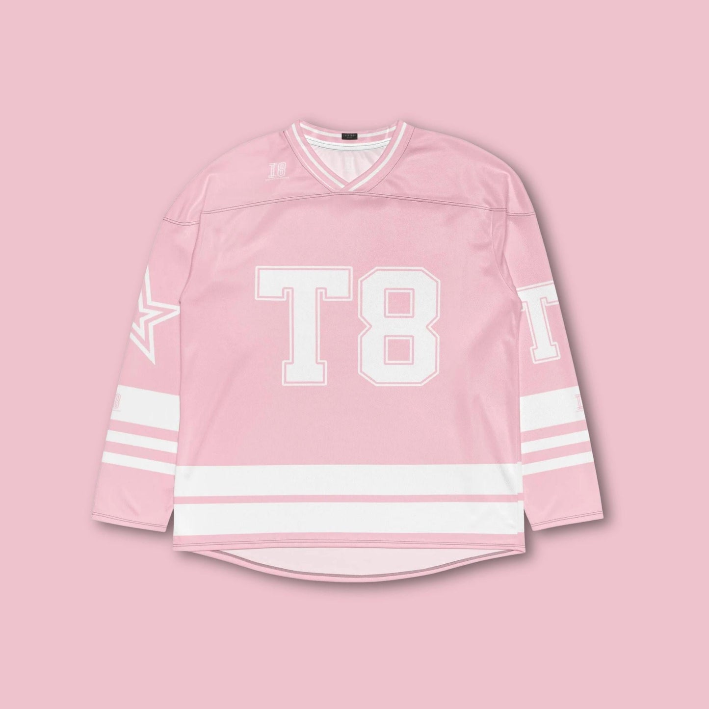 Fan Apparel T8 Hockey Jersey: Pink Concert Outfit