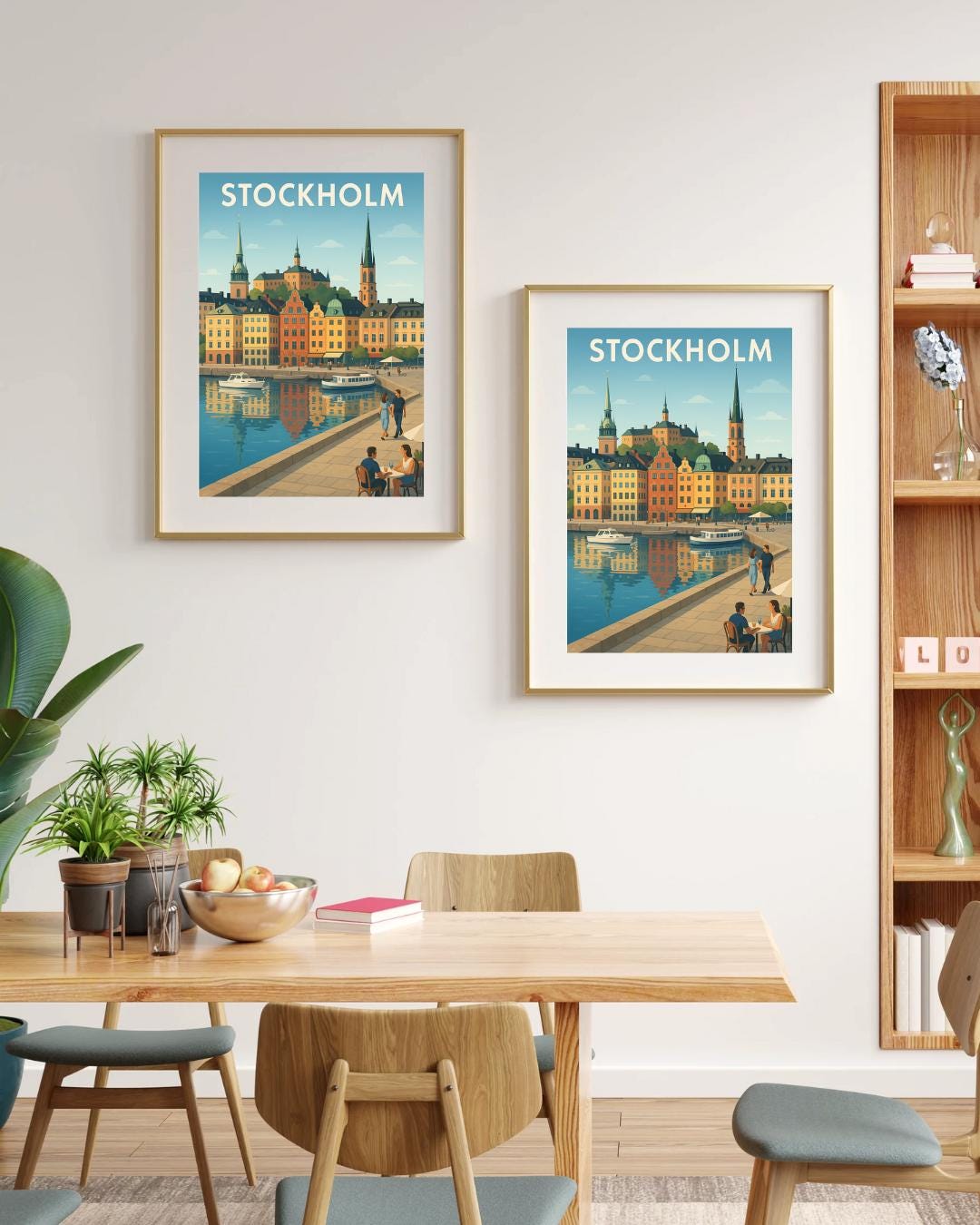 Stockholm Poster, Stockholm Wall Art, Sweden Wall Art, Stockholm Travel Print, Wedding Gift, Birthday Present, Travel Decor, Travel Wall Art