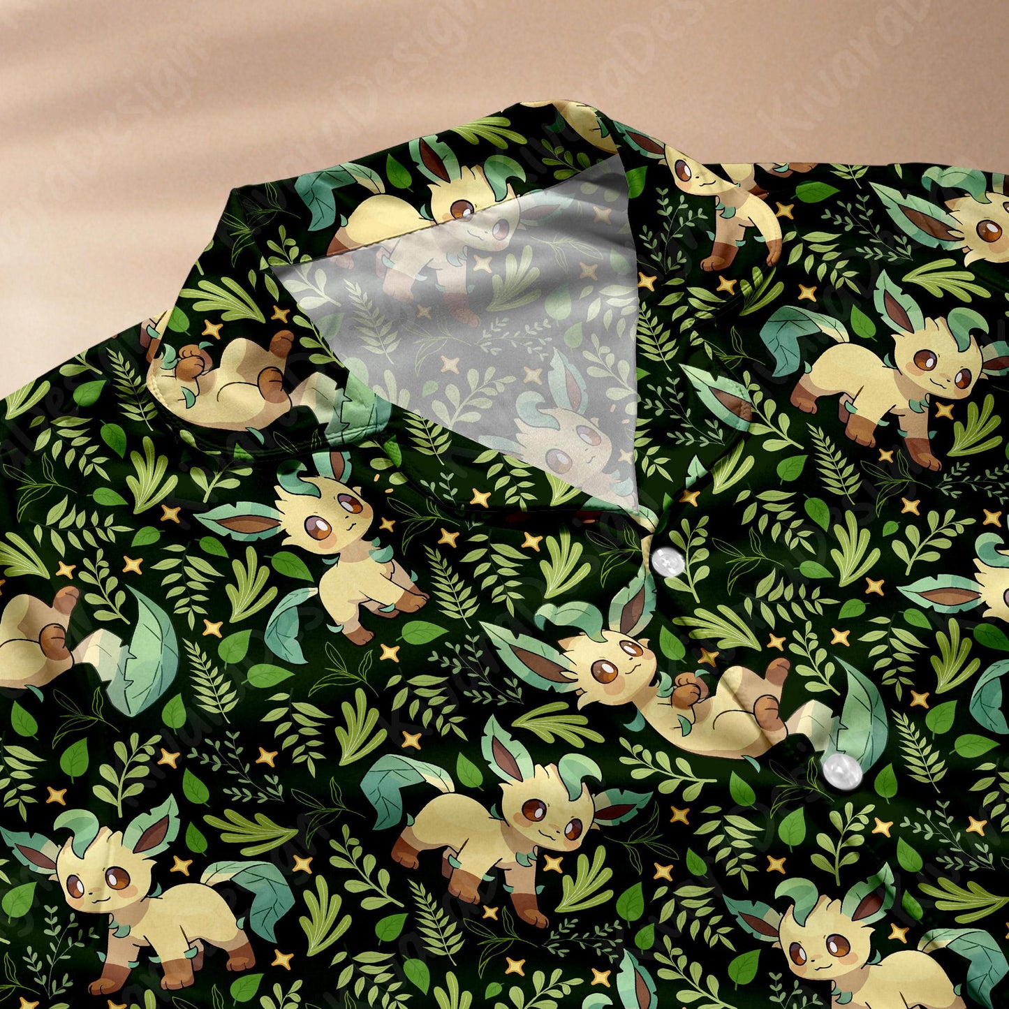 Leaf Forest Family Pajamas Set Matching Cute Pajamas Comfort for Adult Fans