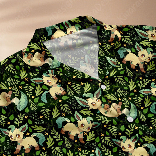 Leaf Forest Family Pajamas Set Matching Cute Pajamas Comfort for Adult Fans