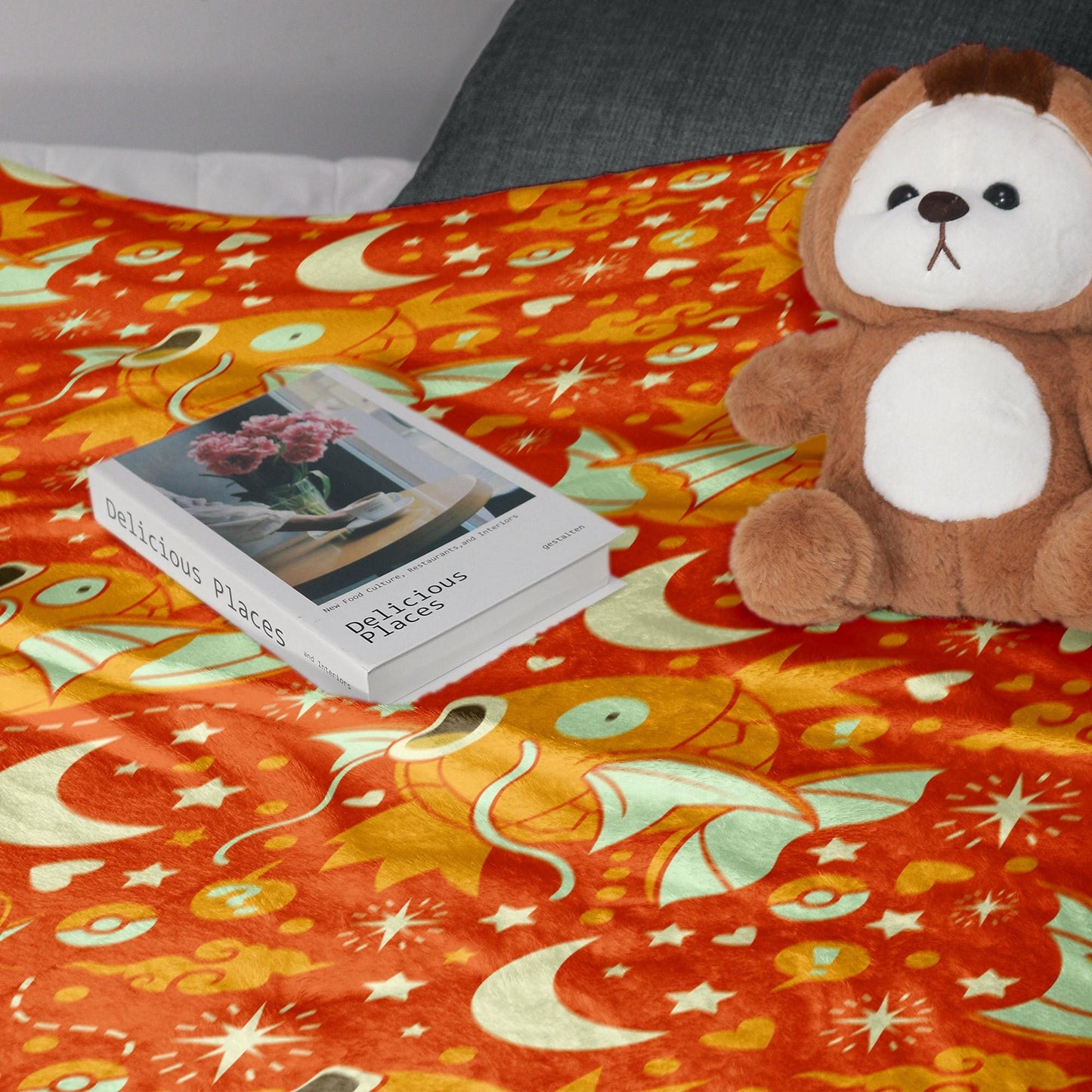 Shiny Magikarp Fleece Blanket Home Decor Throw Blanket Cute Baby Blanket Magikarp Blanket Gifts