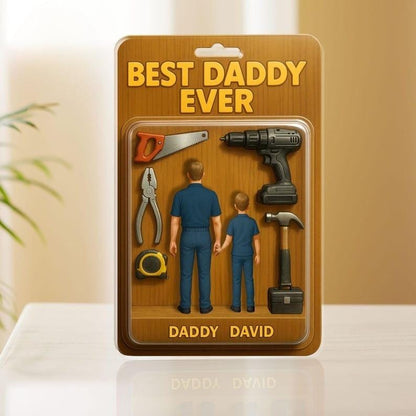 Personalized Father's Day 2025 Gift For Dad, Custom Figure Acrylic Block, Best Dad Ever, Gift For Husband, Grandpa, Gifts For Him, Father