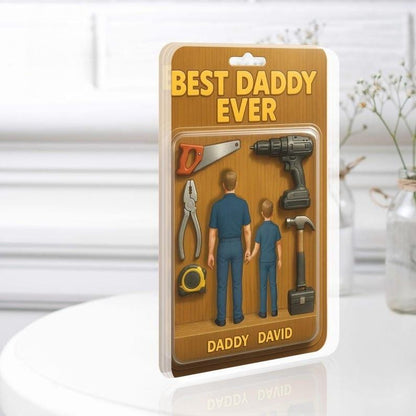 Personalized Father's Day 2025 Gift For Dad, Custom Figure Acrylic Block, Best Dad Ever, Gift For Husband, Grandpa, Gifts For Him, Father