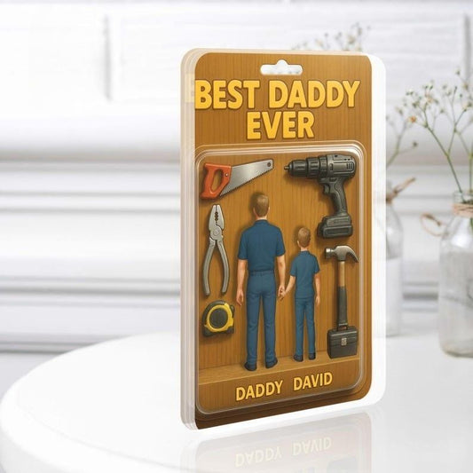 Personalized Father's Day 2025 Gift For Dad, Custom Figure Acrylic Block, Best Dad Ever, Gift For Husband, Grandpa, Gifts For Him, Father