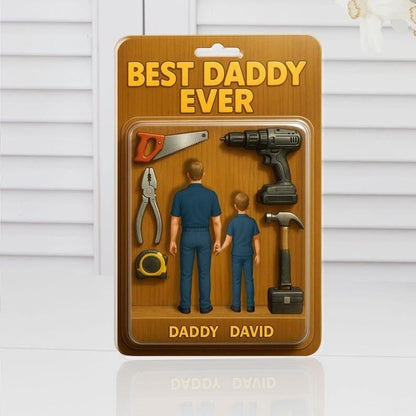 Personalized Father's Day 2025 Gift For Dad, Custom Figure Acrylic Block, Best Dad Ever, Gift For Husband, Grandpa, Gifts For Him, Father