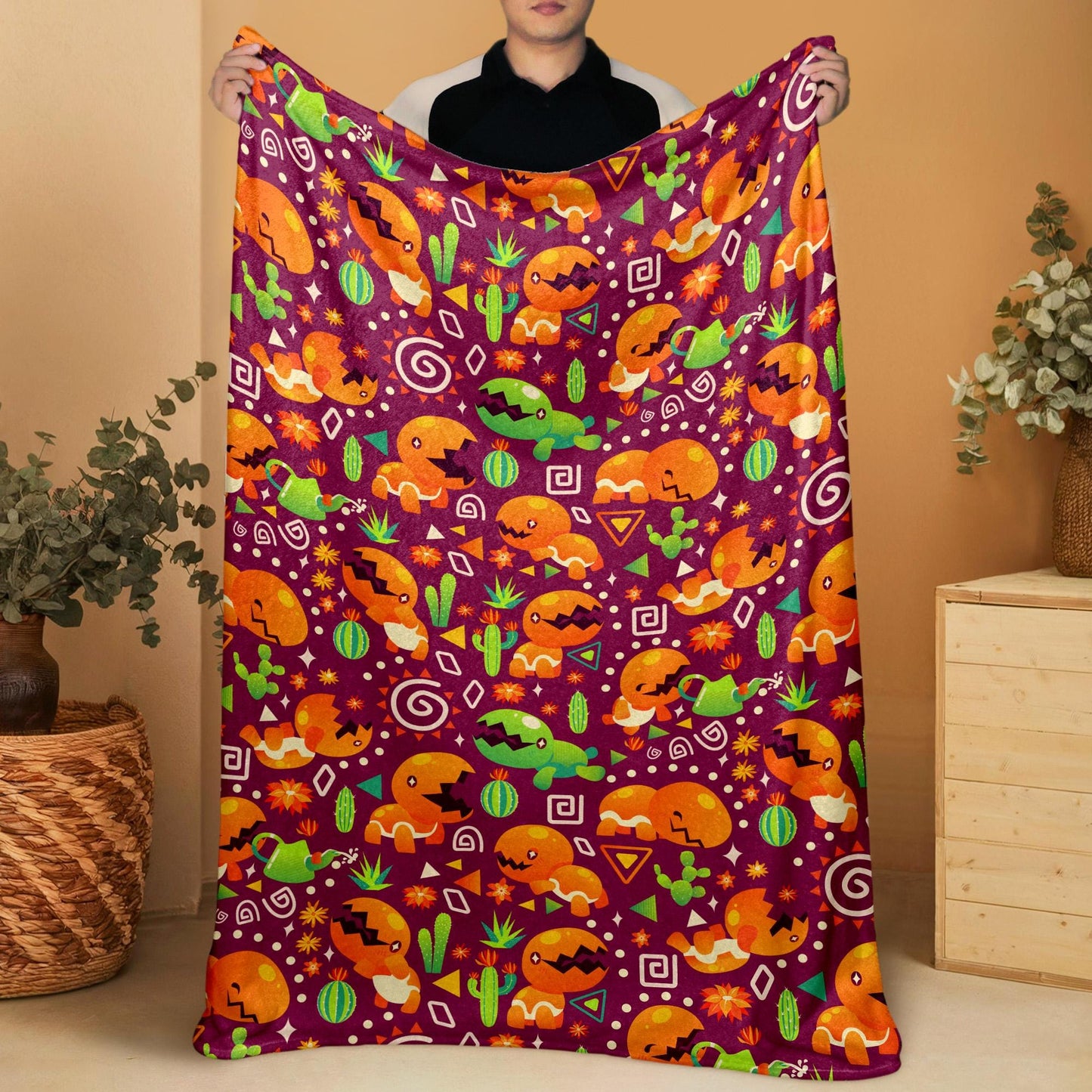 Trapinch Fleece Blanket Home Decor Throw Blanket Bedroom Decor Baby Blanket Cute Cotton Blanket Trapinch Blanket Gifts