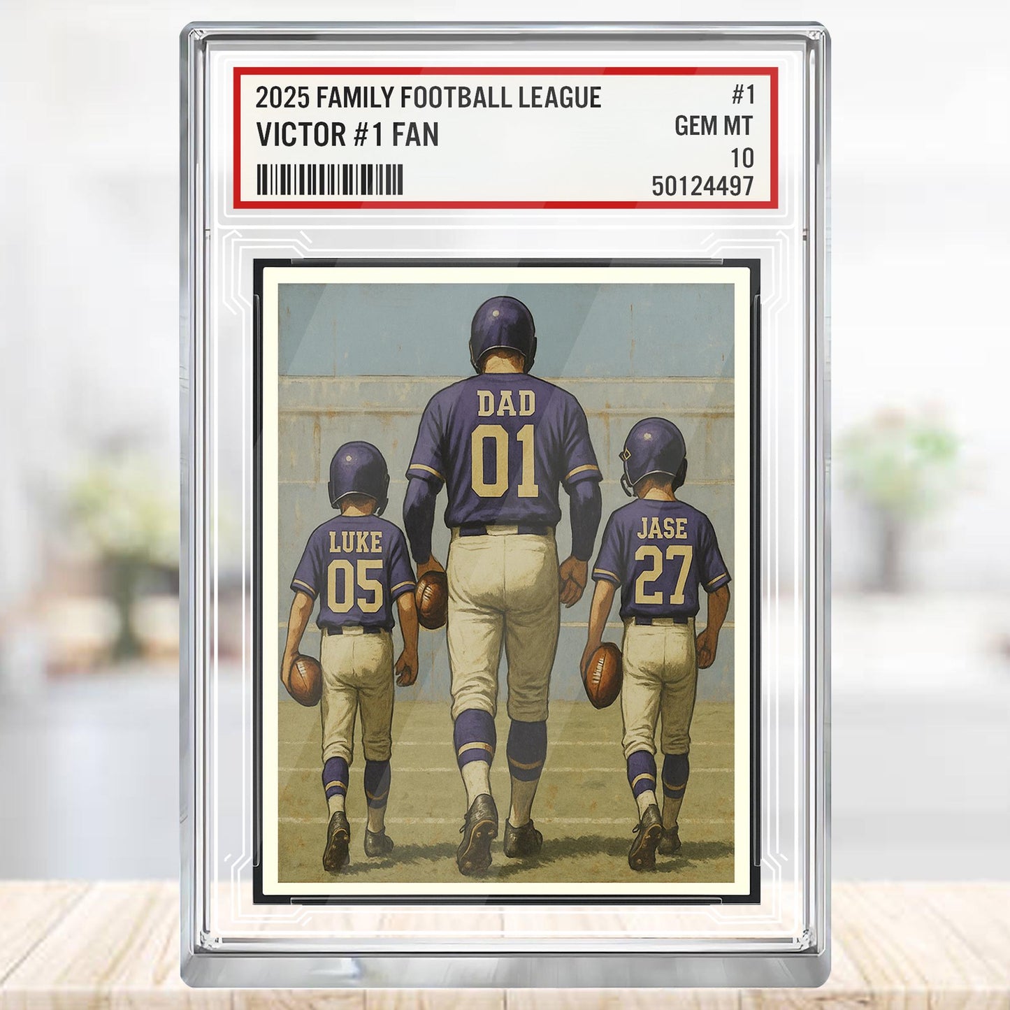 Personalized Baltimore Football Team Acrylic Block Display – Premium Collectible for Fans, Kids, Perfect Memorabilia for Football Season