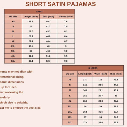 Tomato Satin Pajamas Short Set, Cute Tomato Women Pajamas, Funny Food Lover Sleepwear, Tomato Loungewear, Birthday Gift For Her