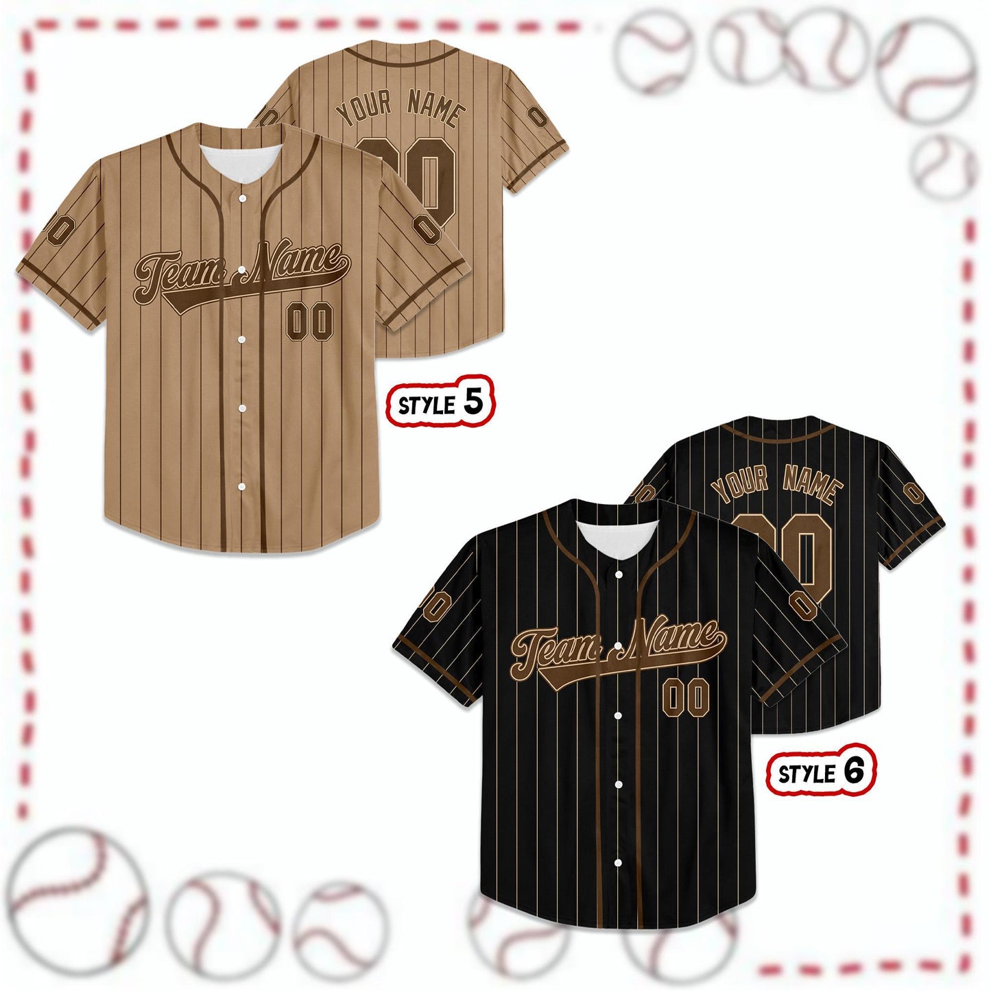 Custom Brown Baseball Jersey, Custom Summer Tour 2025 Jersey, Wedding Jerseys, Baseball Shirt for Fans of All Ages, Vintage Jersey
