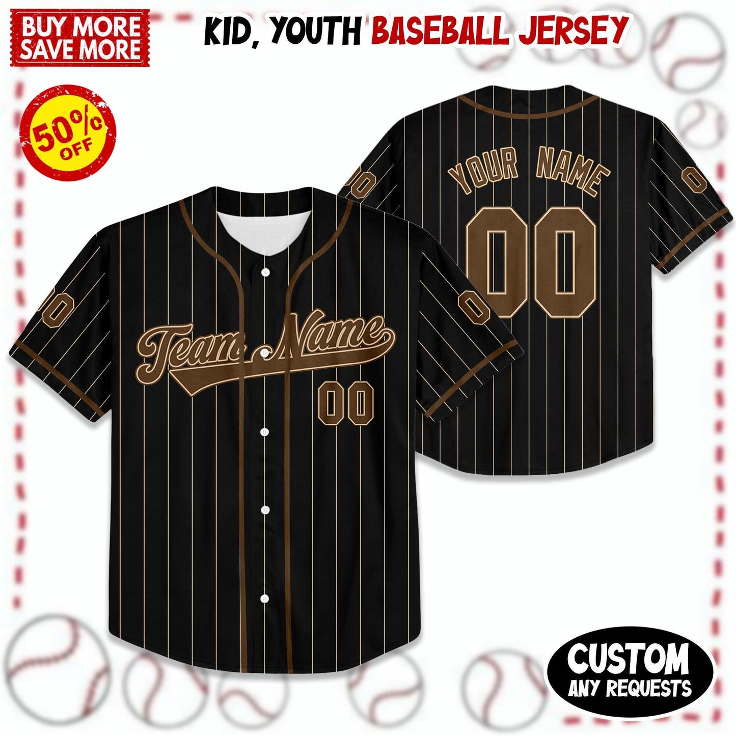 Custom Brown Baseball Jersey, Custom Summer Tour 2025 Jersey, Wedding Jerseys, Baseball Shirt for Fans of All Ages, Vintage Jersey