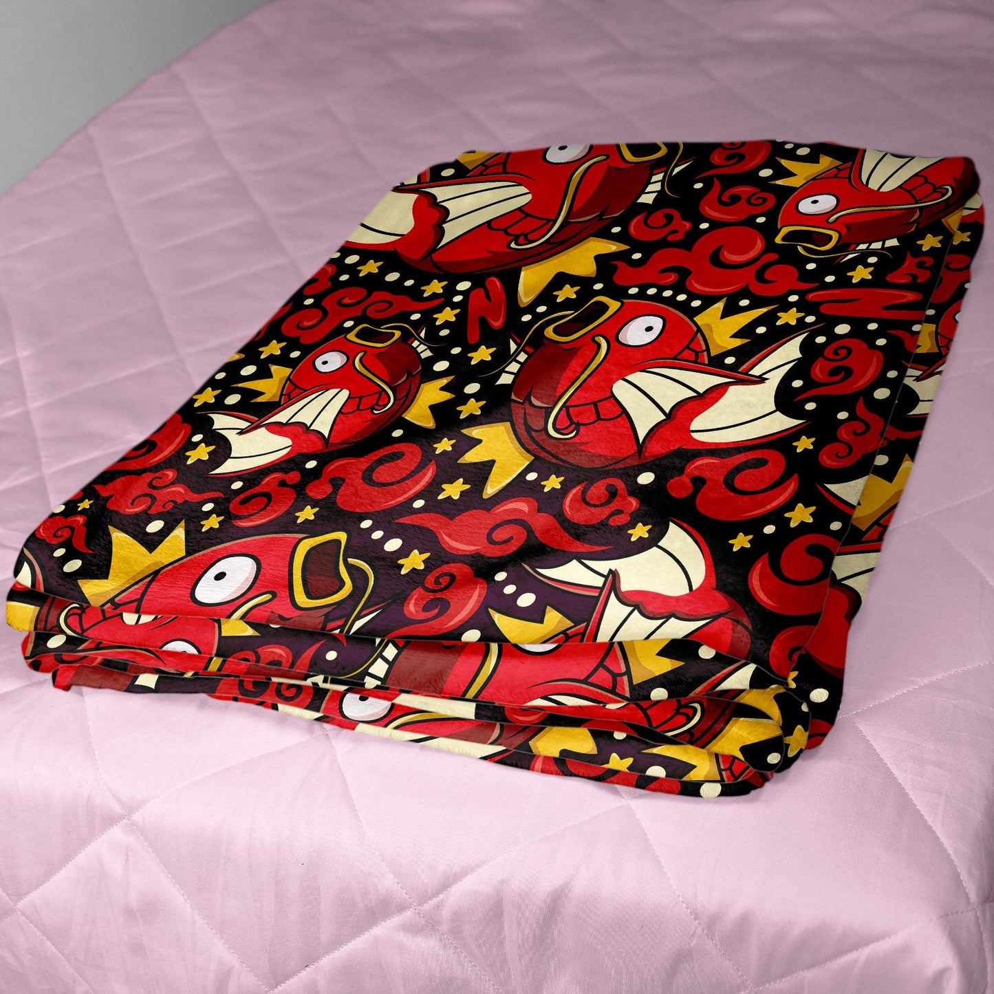 Magikarp Fleece Blanket Home Decor Throw Blanket Cute Baby Blanket Magikarp Blanket Gifts