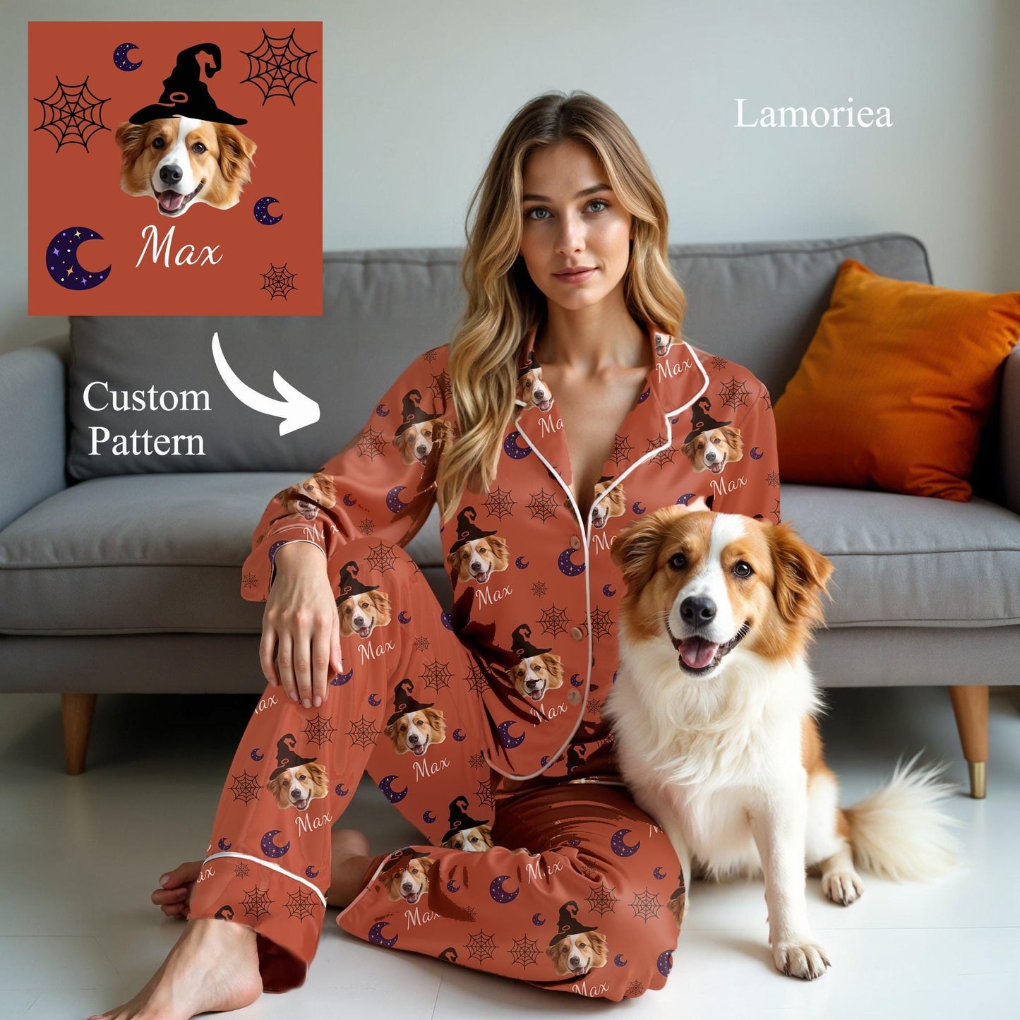 Personalized Family Halloween Pajamas, Halloween Outfit, Halloween Gift, Halloween Costume, Pajama Set, Matching Halloween, Holiday Pajamas