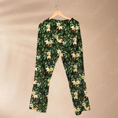 Leaf Forest Family Pajamas Set Matching Cute Pajamas Comfort for Adult Fans