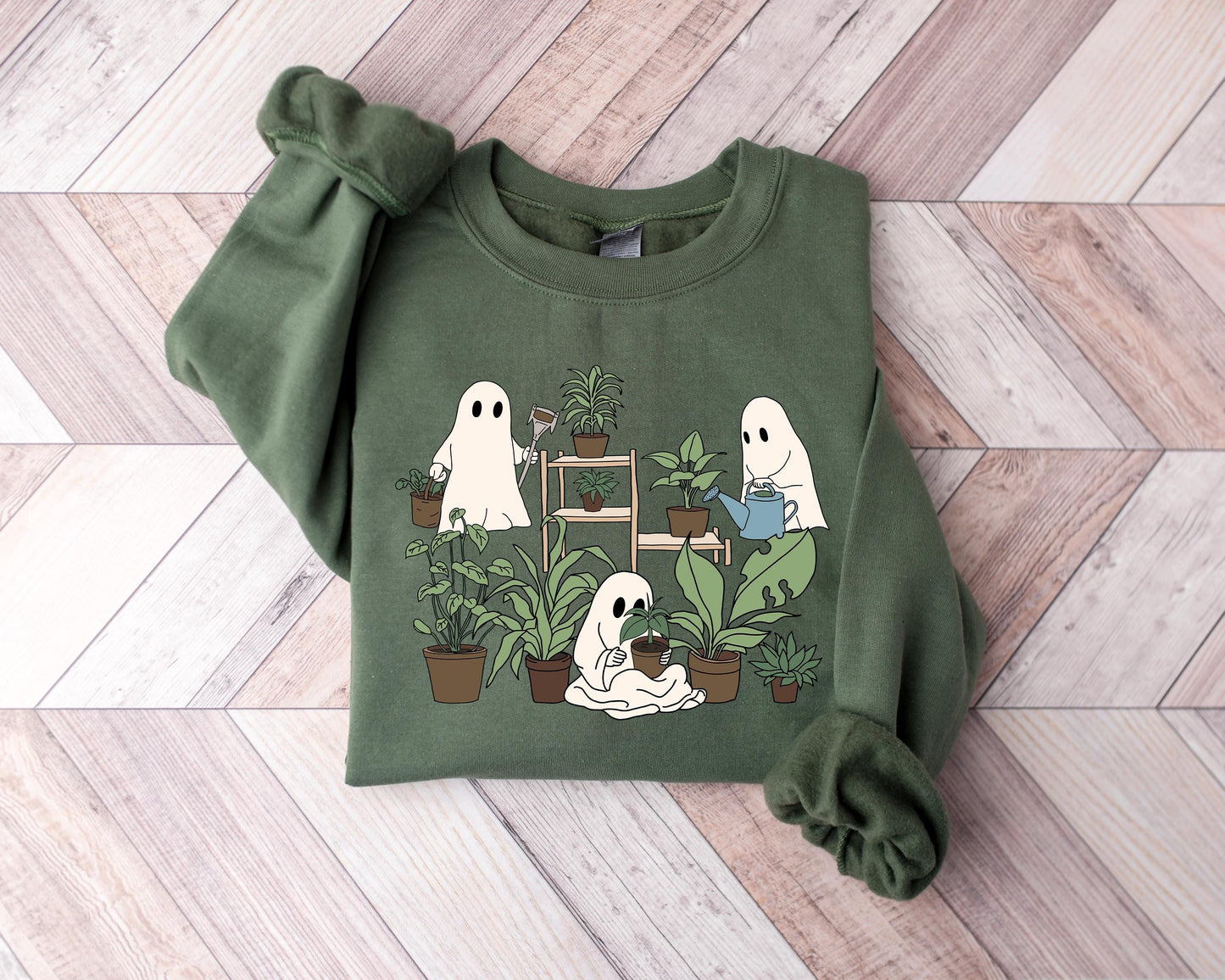 Ghost Plant Shirts Crazy Plant Lady TShirt, Ghost Plant Lady, Halloween Plants ,Ghost Plant Lady, Ghost Plant Shirts