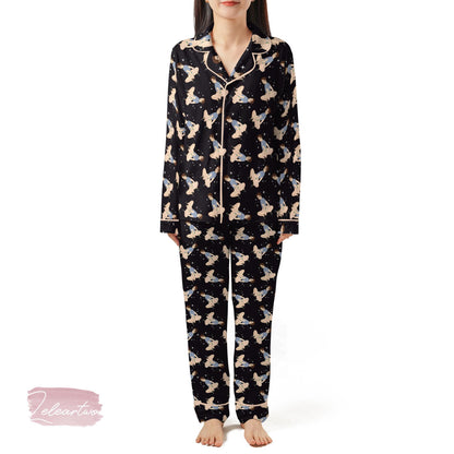 The Ass Of A Killer Bella Set – Spicy Pin-Up Pajama Shorts | Retro Star Nightwear | Sassy Fandom Lounge Gift