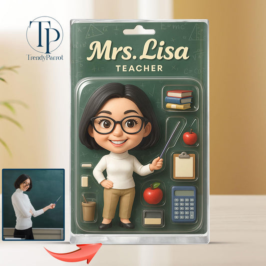 Teacher Appreciation Gifts, Custom Teacher Acrylic Block, Custom 3D Teacher Gift From Photo, Thank You Teacher Gifts, Back To School Gifts