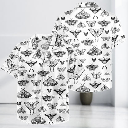 Butterfly Satin Pajama Set, Elegant Insect Loungewear, Nature Lover Sleep Set Gift for Her, Satin Women Pajamas