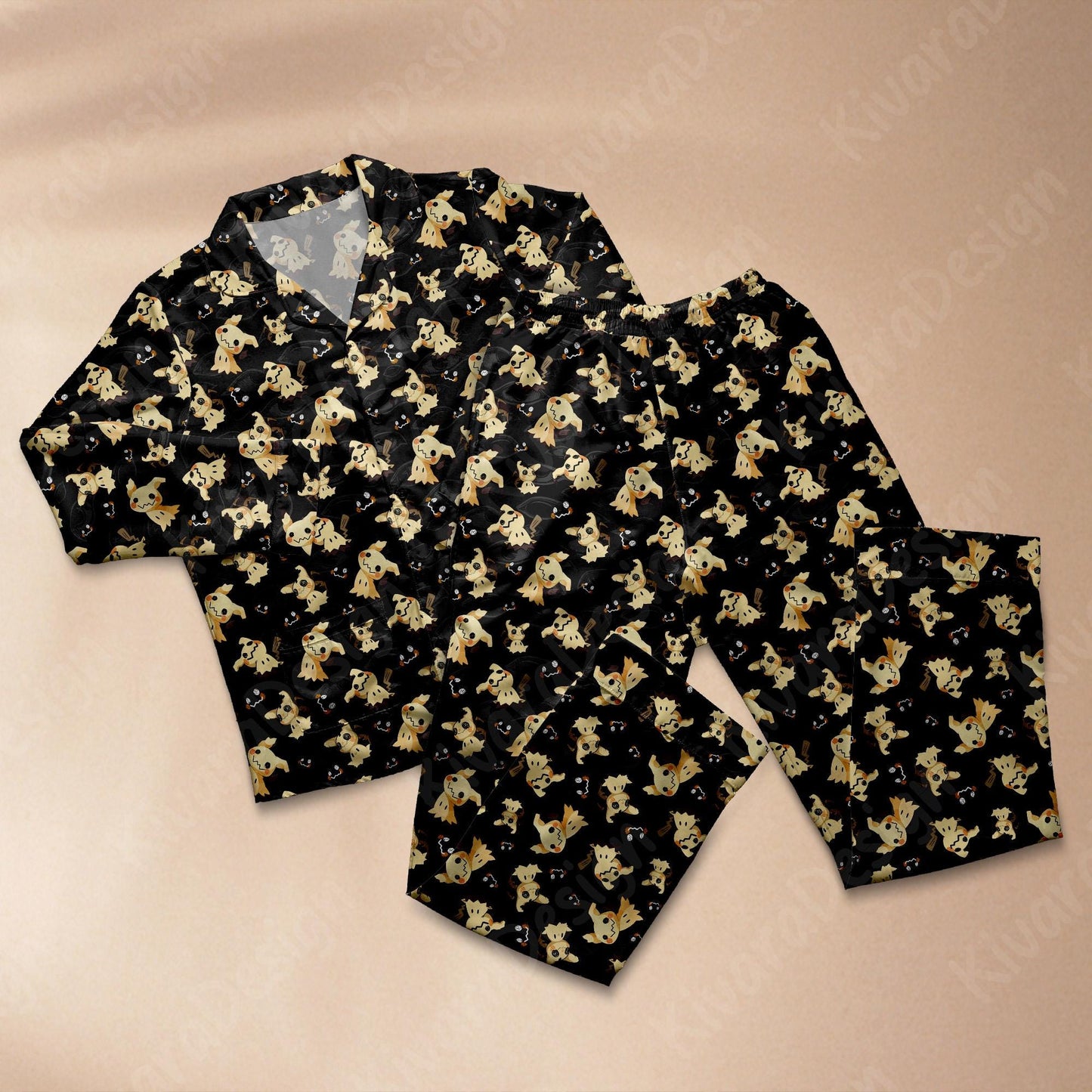 Mimi Mystic Pajamas Set Cute Pajamas Cute Pajamas Comfort for Adult Fans