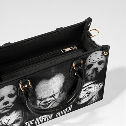 The Horror Bunch Handbag| Horror Handbag | Top-Grain Leather| Vegan Leather | Scary Movie Lovers Bag | Custom Tote Bag | Scary Movie Lovers