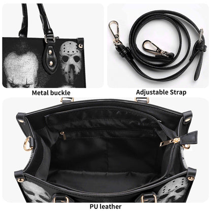 The Horror Bunch Handbag| Horror Handbag | Top-Grain Leather| Vegan Leather | Scary Movie Lovers Bag | Custom Tote Bag | Scary Movie Lovers