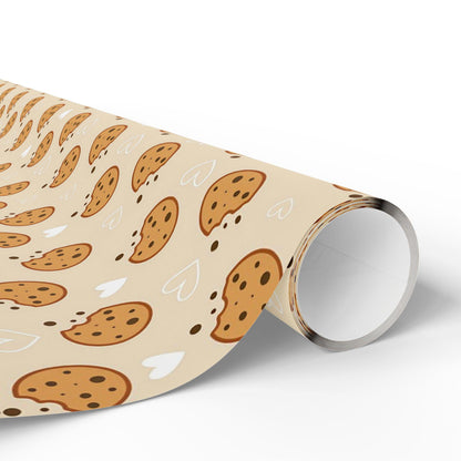 Cookie Theme Wrapping Paper: Glossy or Matte Finish