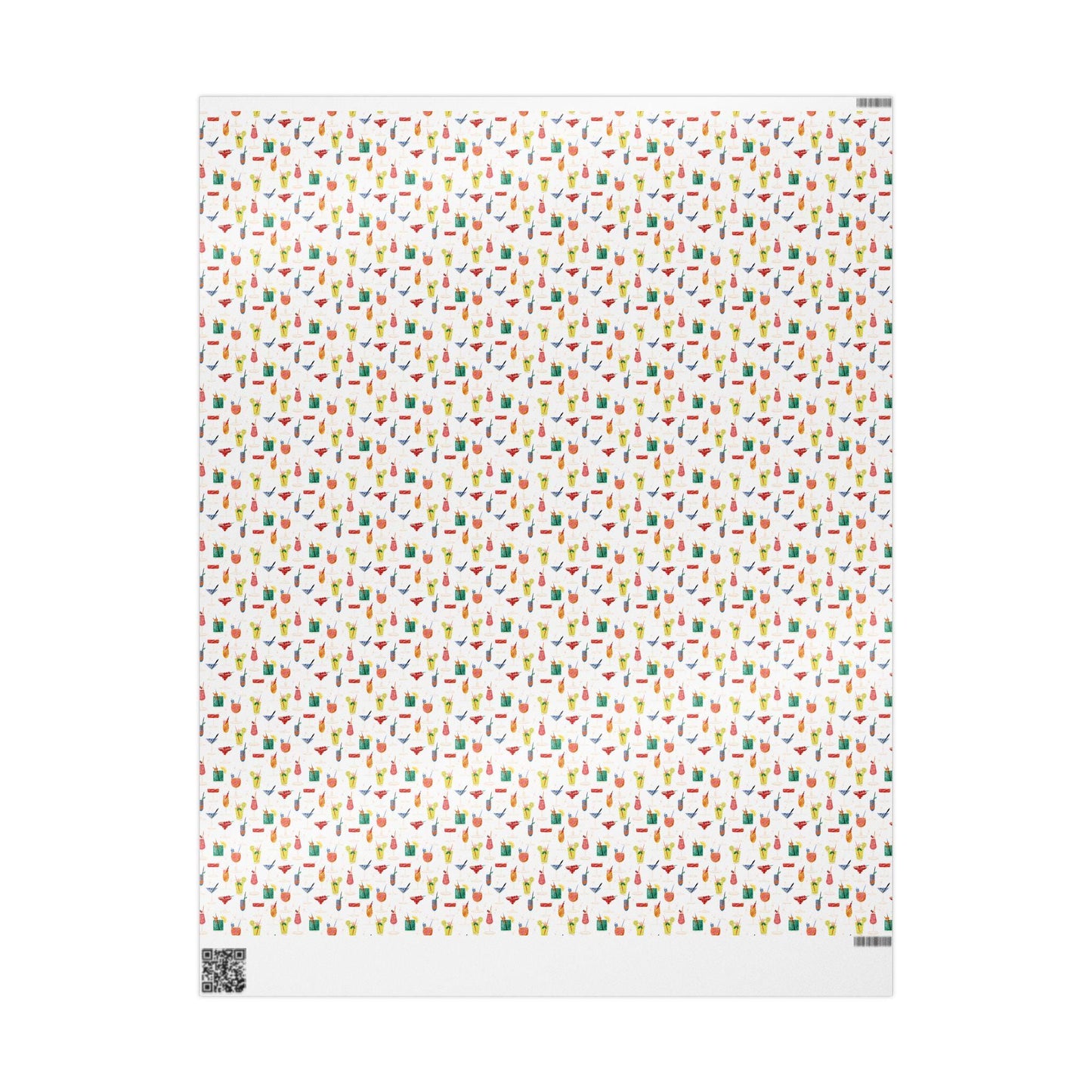 Summer Cocktail print martini Bachelorette Wrapping Paper Alcohol Gift Wrap Wine & Spirits Aperol spritz Party Italian Summer Beach Birthday