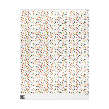 Summer Cocktail print martini Bachelorette Wrapping Paper Alcohol Gift Wrap Wine & Spirits Aperol spritz Party Italian Summer Beach Birthday
