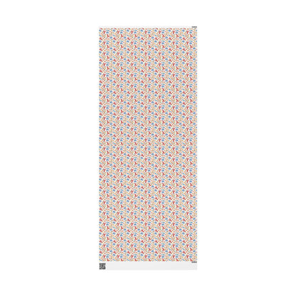 Tomato Girl Vintage Sardine Seafood Print Tin fish Wrapping Paper Italian Summer Gift Wrap Chef Mediterranean Foodie Gifts & Amalfi Coast