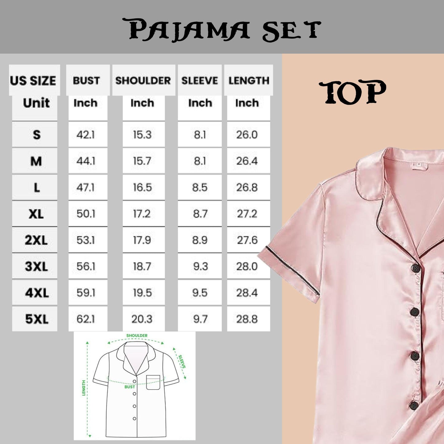 Rat Satin Short Sleeves Pajama Set, Rat Lover Women's Pajama Shorts Set