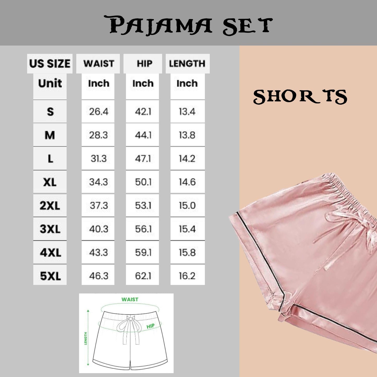 UFO Pajama Set Short Sleeves, Alien Woman's Satin Pajama Short Sleeve