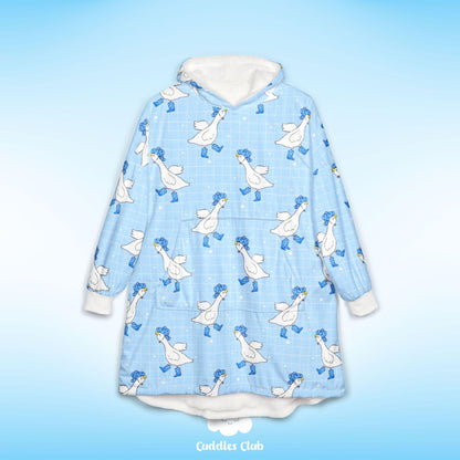 Pastel Silly Goose Hooded Blanket - Unisex