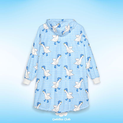 Pastel Silly Goose Hooded Blanket - Unisex