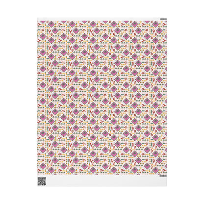 Retro Tropical Coastal Wrapping Paper Coconut girl Beachy Gift Wrap Pineapples Exotic Summer Hawaii Birthday bachelorette Beach wedding wrap