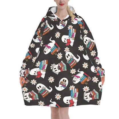 Booooooks Adult Blanket Hoodie please read description reader gift, comfy hoodie