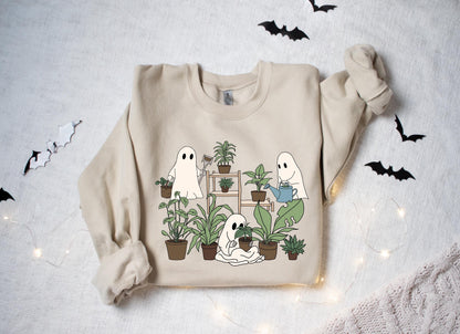 Ghost Plant Shirts Crazy Plant Lady TShirt, Ghost Plant Lady, Halloween Plants ,Ghost Plant Lady, Ghost Plant Shirts