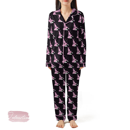 Ass Of A Killer Bella Set – Pink Pin-Up Pajama Shorts | Retro Diva Sleepwear | Sassy Sexy Lounge Gift