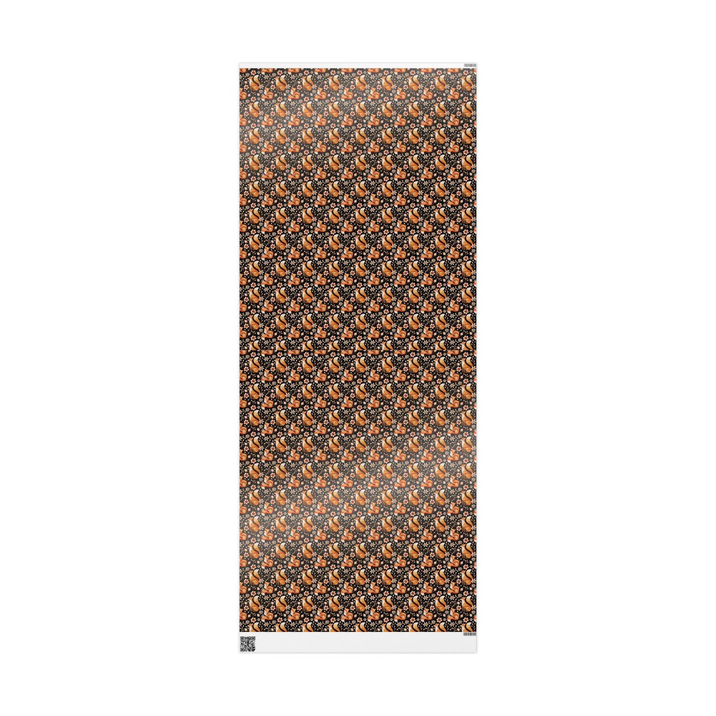 Foxes Wrapping Paper Roll for Woodland Themed Gifts and Party, Boho Forest Animals Gift Wrap, Custom Natural Forest Gift Packaging