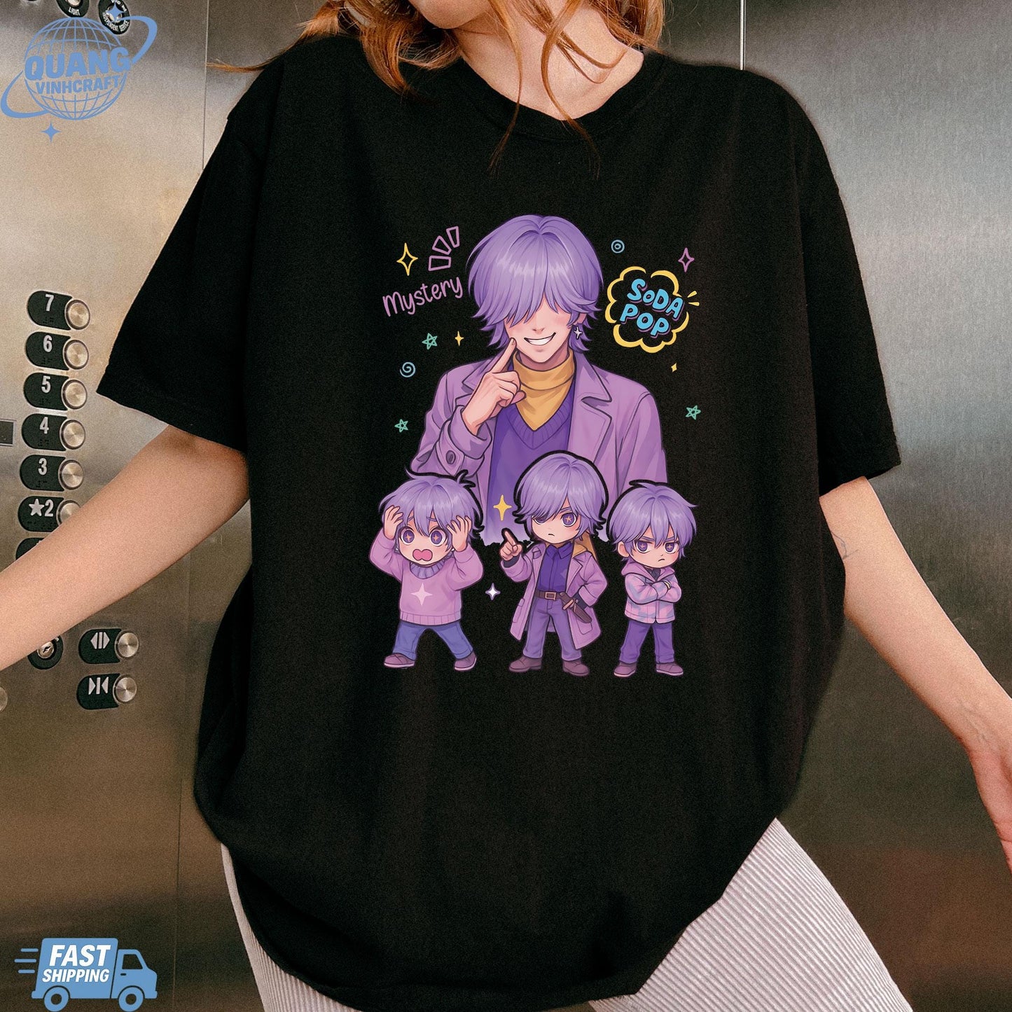 Mystery Unisex T-shirt, Saja Boys Soda Pop Tee, Kpop Cute Graphic Tee, KPDH Y2K Shirt, Mystery Fan Merch, Aesthetic Graphic Tshirt Gift