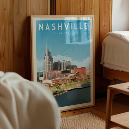 Nashville Wall Art, Nashville Tennessee Print, Nashville Skyline Poster, Nashville Sign, Nashville Map, Nashville Home Decor, Nashville Gift