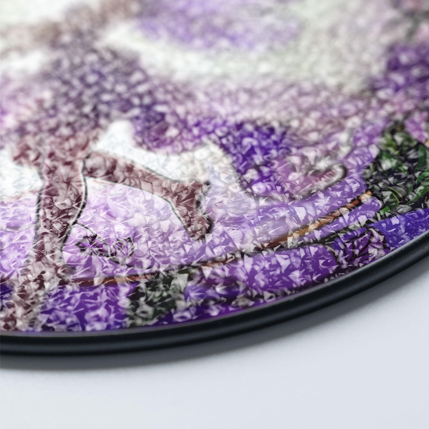 Purple Butterfly Fairy Glass Suncatcher, Fairy Garden Decor, Butterfly Fairy Ornament, Fantasy Decor, Magical Decor, Gift for Fantasy Lovers
