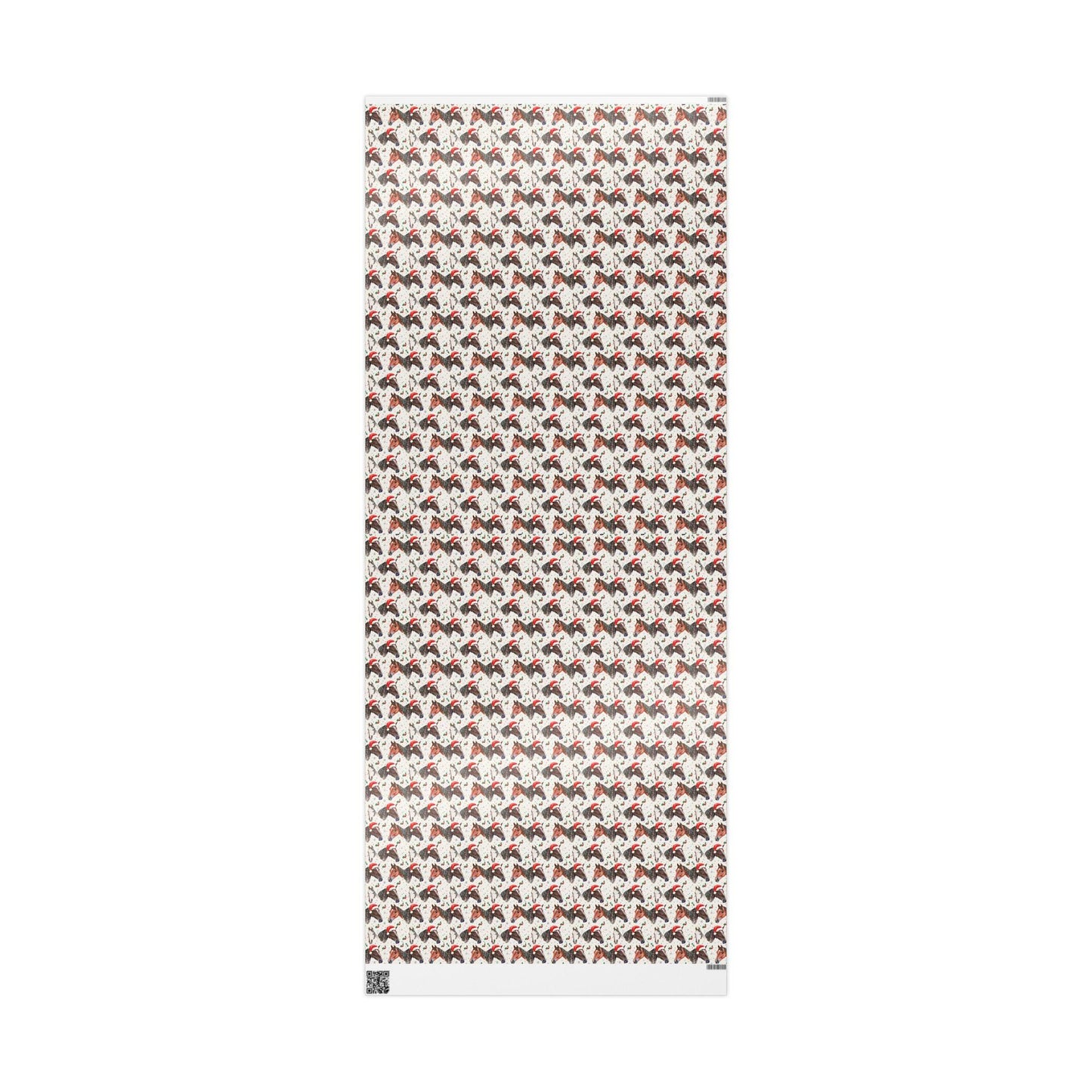 Holiday Horse Wrapping Paper, Cowgirl Christmas Gift Wrap, Winter Equestrian Paper, Riding Present Wrap, Horse Lover Festive Sheet