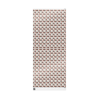 Holiday Horse Wrapping Paper, Cowgirl Christmas Gift Wrap, Winter Equestrian Paper, Riding Present Wrap, Horse Lover Festive Sheet