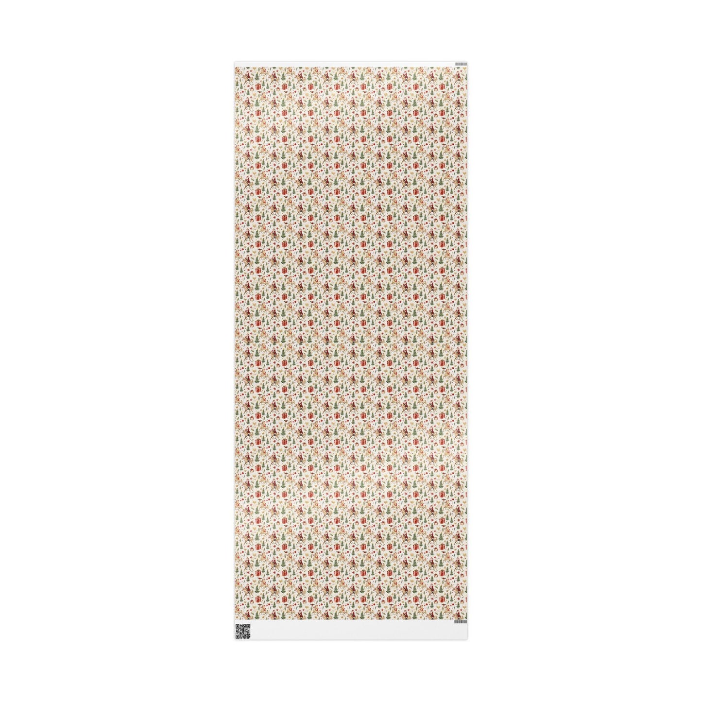 Santa Horse Wrapping Paper, Equestrian Christmas Gift Wrap, Cowgirl Holiday Paper, Winter Riding Present Wrap, Horse Lover Xmas