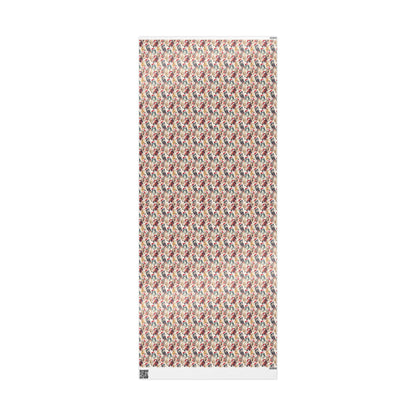 Horse Lover Xmas Wrapping, Equestrian Winter Gift Wrap, Holiday Horse Print Paper, Riding Christmas Wrap, Cowgirl Festive Paper